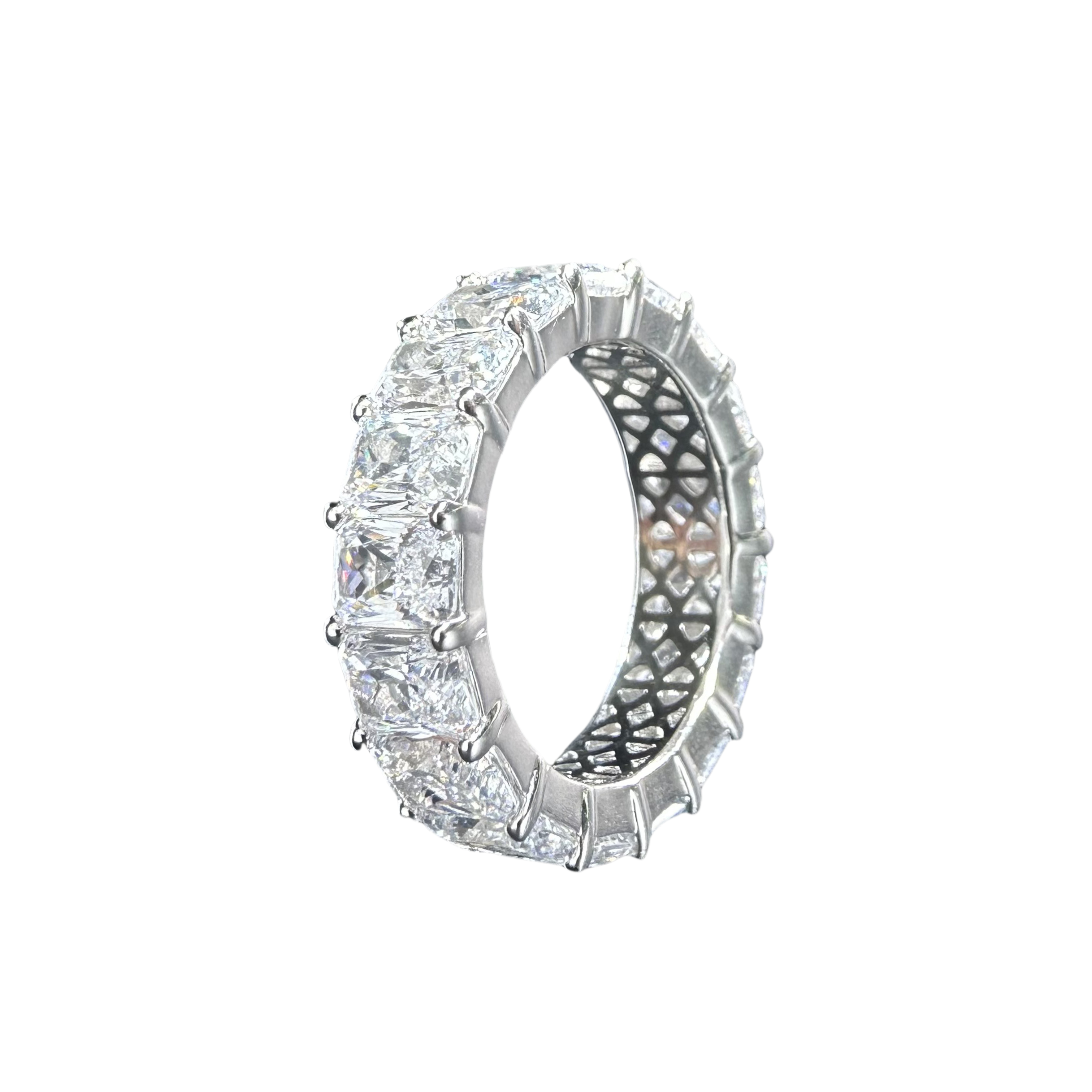 AuraBelle 925 silver 17 zircon diamond ring for men and women